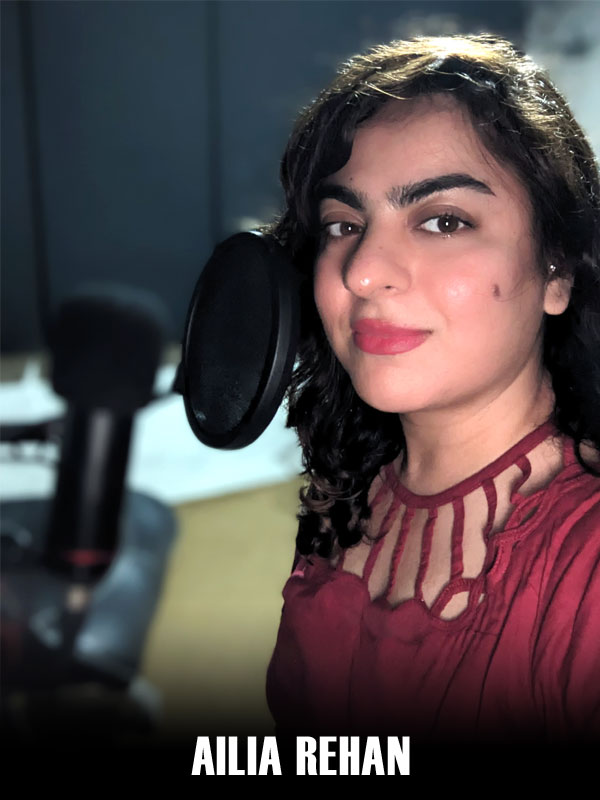 AILIA REHAN ailia-rehan-vo-artist-kj-productions-best-dubbing-studios-in-karachi